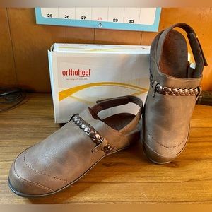 Orthoheel Kerstin Orthotic Mules - Chocolate - BRAND NEW (Size 9)